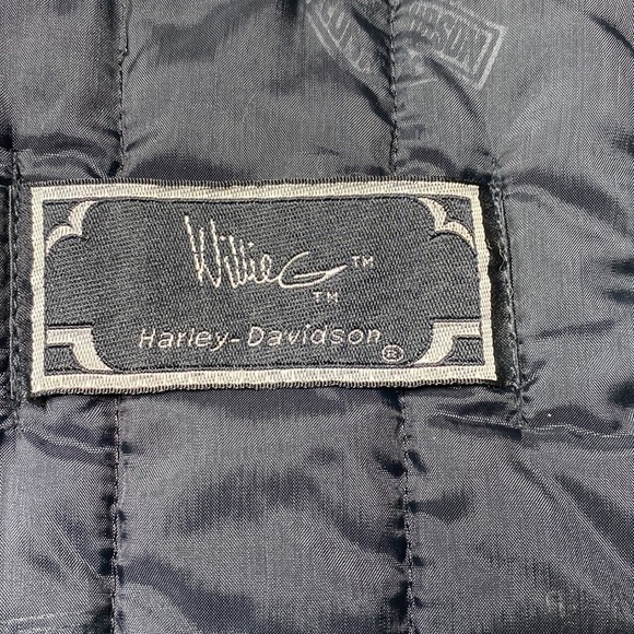 Harley Davidson Willie G Black Insulated Jacket Liner Women's 40/12 - Picture 7 of 8